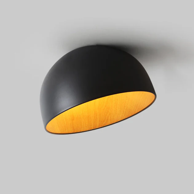 Solara Ceiling Lamp Dome Wood Minimalist - Image 50