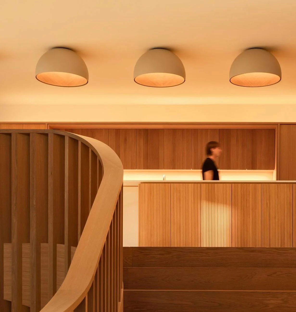 Solara Ceiling Lamp Dome Wood Minimalist - Image 57