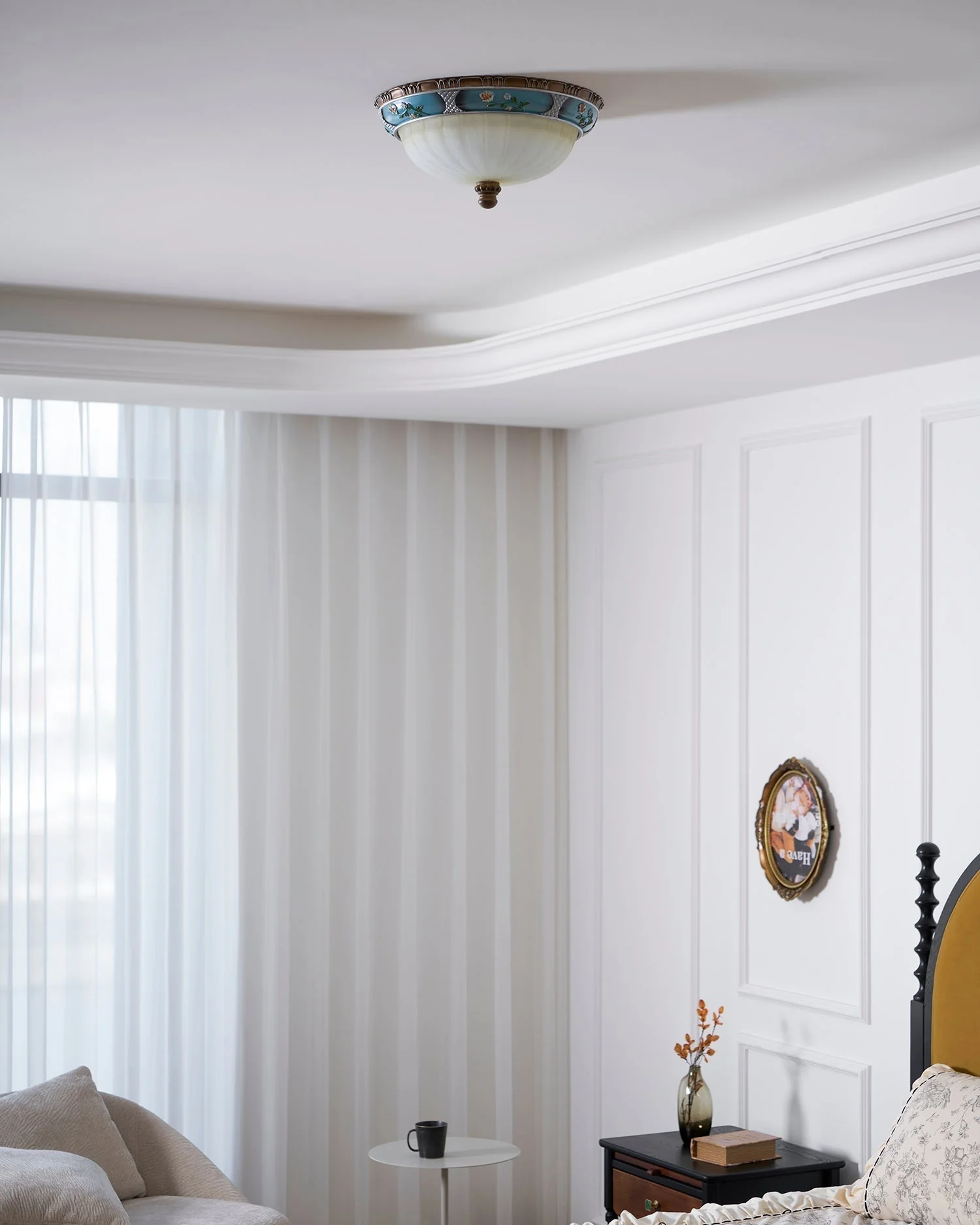 Solara Ceiling Lamp Floral Recessed Vintage - Image 10