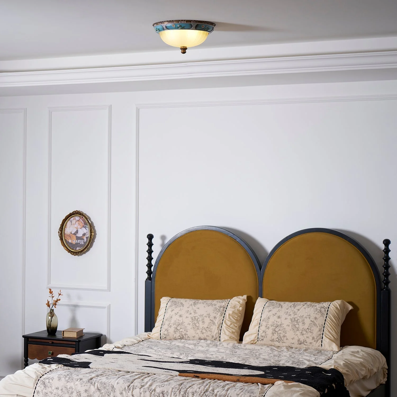 Solara Ceiling Lamp Floral Recessed Vintage - Image 21