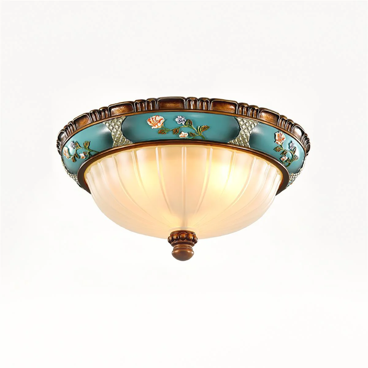 Solara Ceiling Lamp Floral Recessed Vintage - Image 3