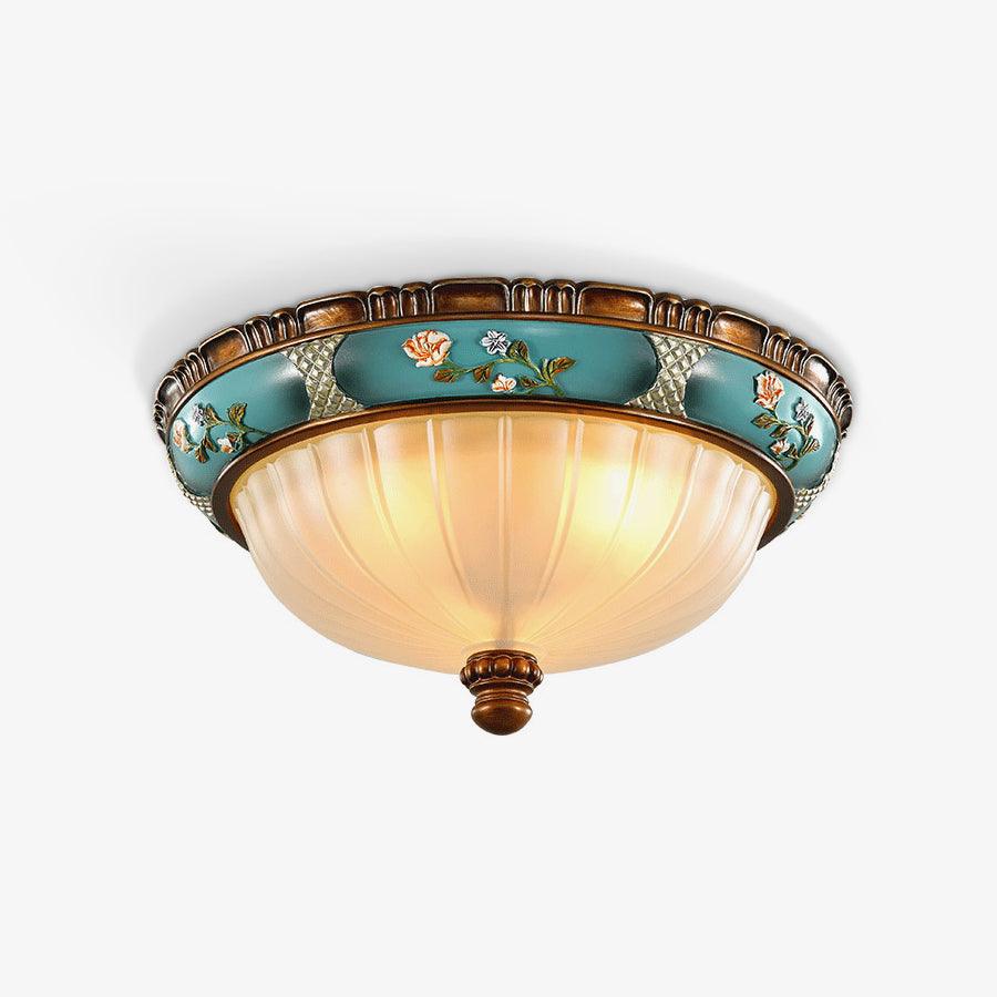 Solara Ceiling Lamp Floral Recessed Vintage - Image 5