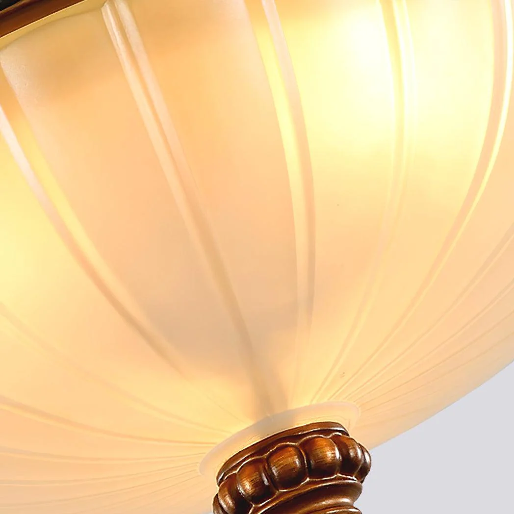 Solara Ceiling Lamp Floral Recessed Vintage - Image 7
