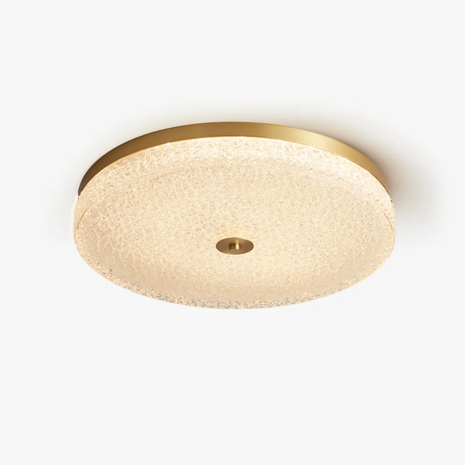 Solara Ceiling Lamp Frosted Glass Textured Minimalist Elegant