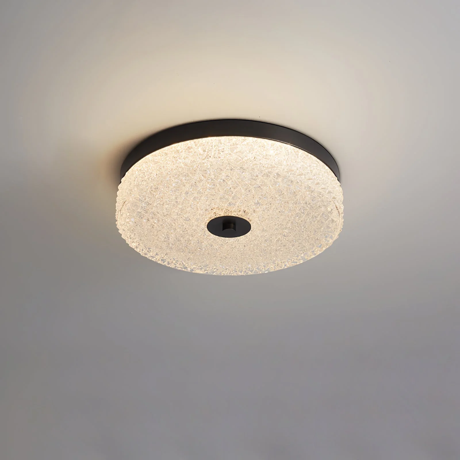 Solara Ceiling Lamp Frosted Glass Textured Minimalist Elegant - Image 10