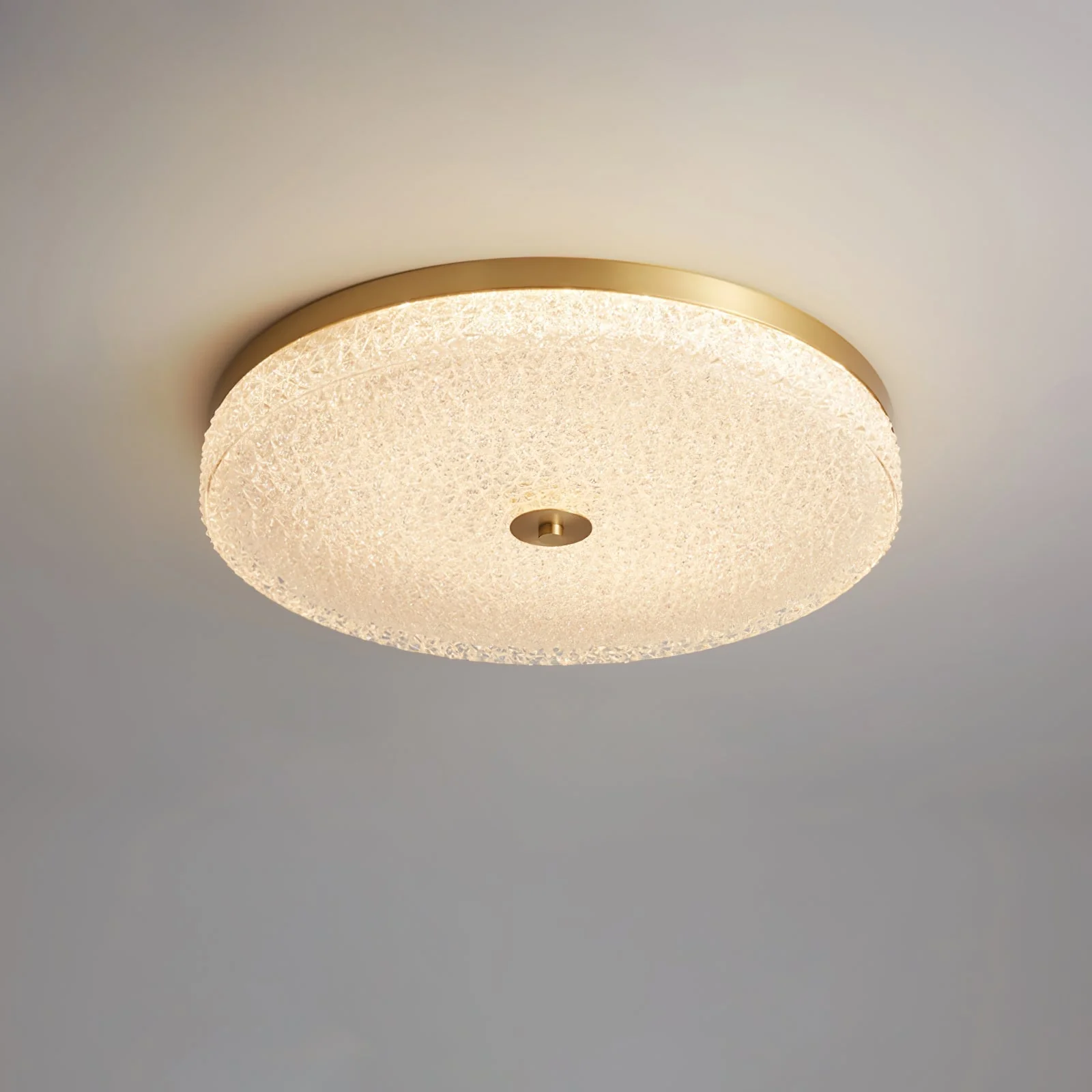 Solara Ceiling Lamp Frosted Glass Textured Minimalist Elegant - Image 14