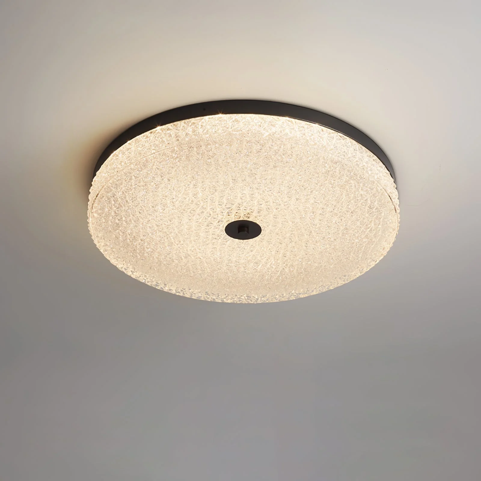 Solara Ceiling Lamp Frosted Glass Textured Minimalist Elegant - Image 21