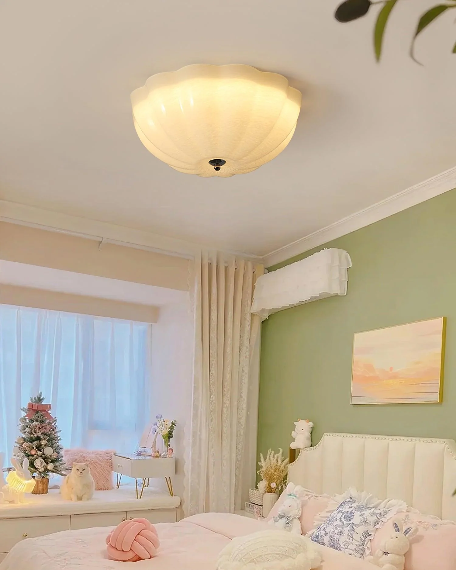 Solara Ceiling Lamp Glass Jelly Opalescent Bedroom - Image 14