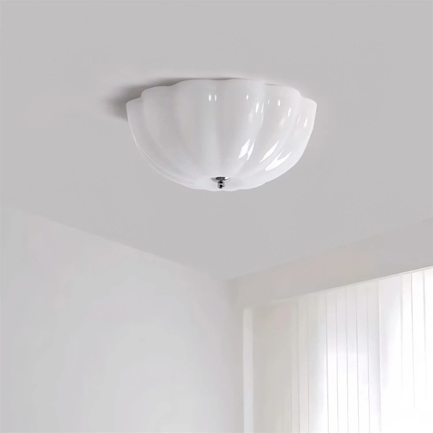 Solara Ceiling Lamp Glass Jelly Opalescent Bedroom - Image 17