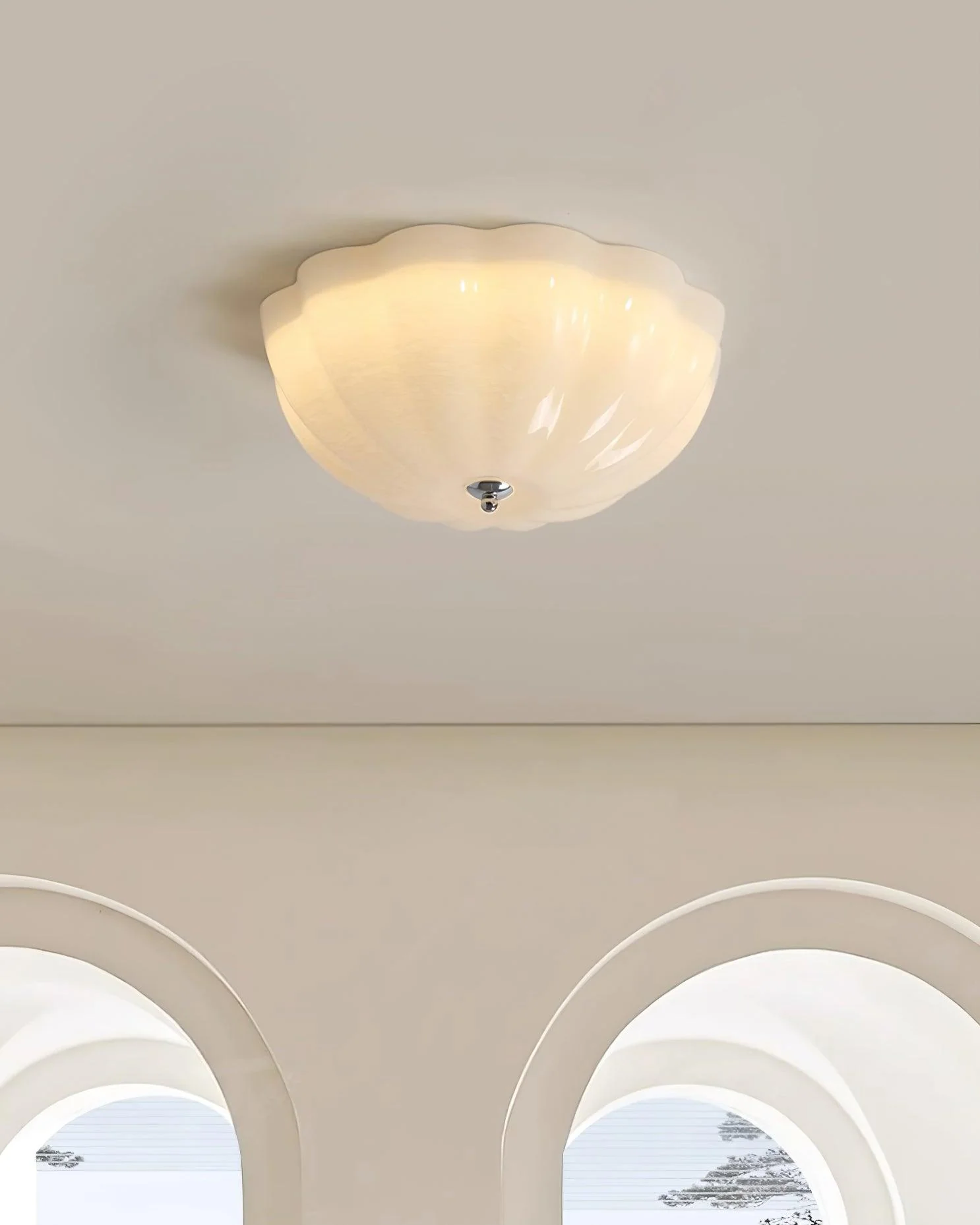 Solara Ceiling Lamp Glass Jelly Opalescent Bedroom - Image 2