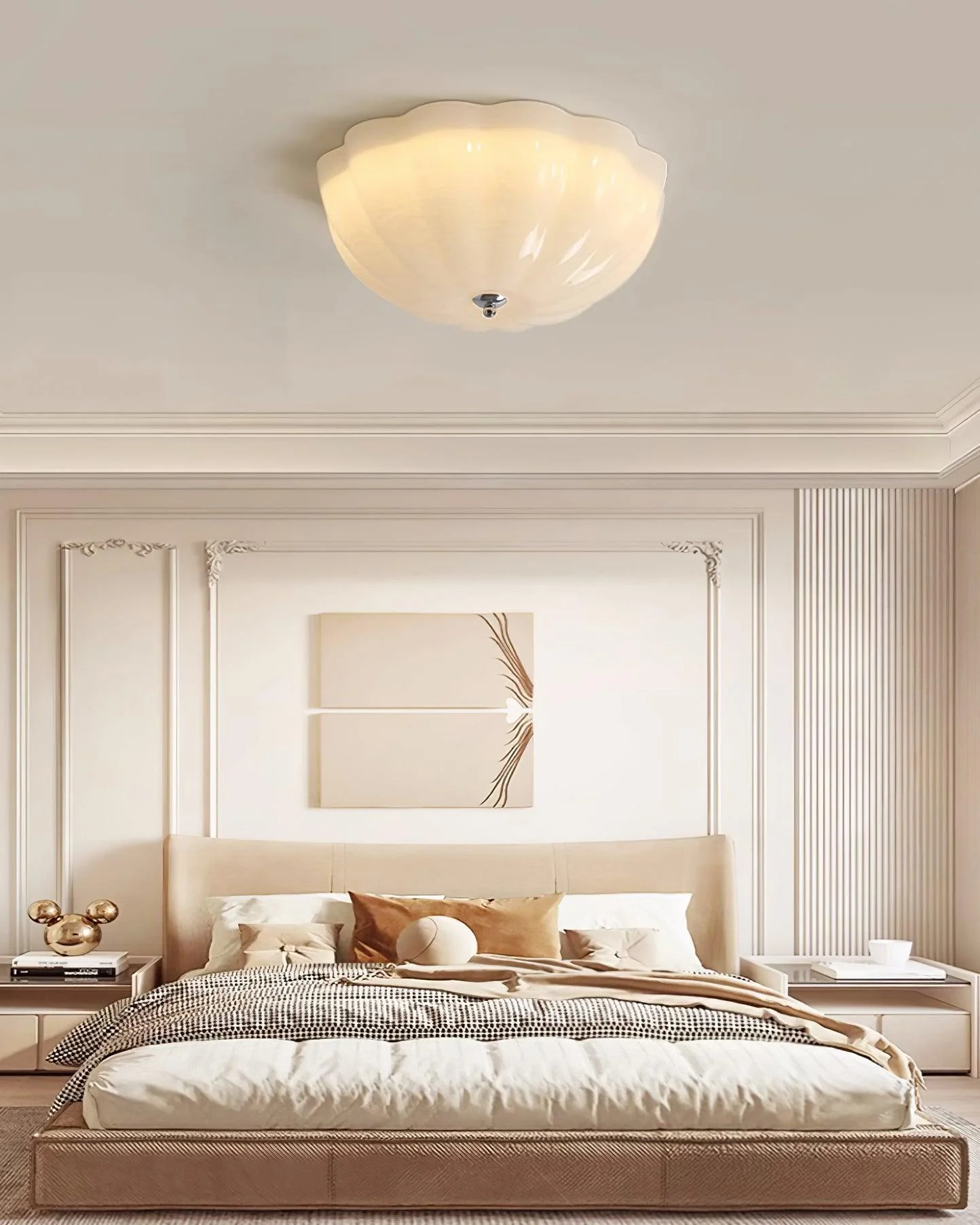 Solara Ceiling Lamp Glass Jelly Opalescent Bedroom - Image 5