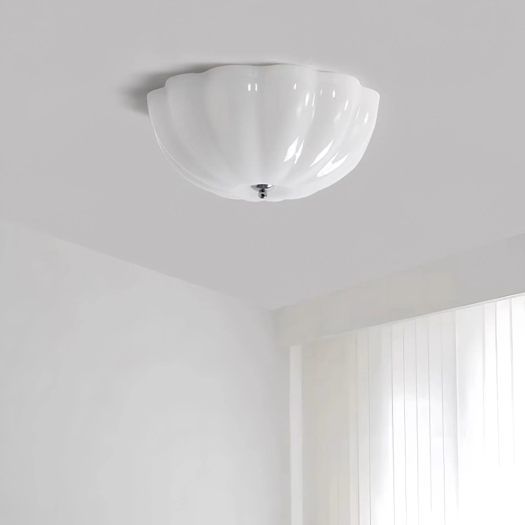 Solara Ceiling Lamp Glass Jelly Opalescent Bedroom - Image 6