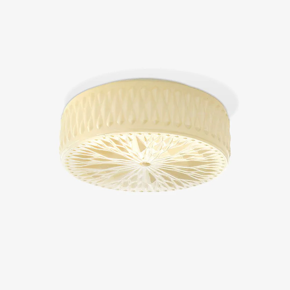 Solara Ceiling Lamp Glass Shade and Modern Mooncake