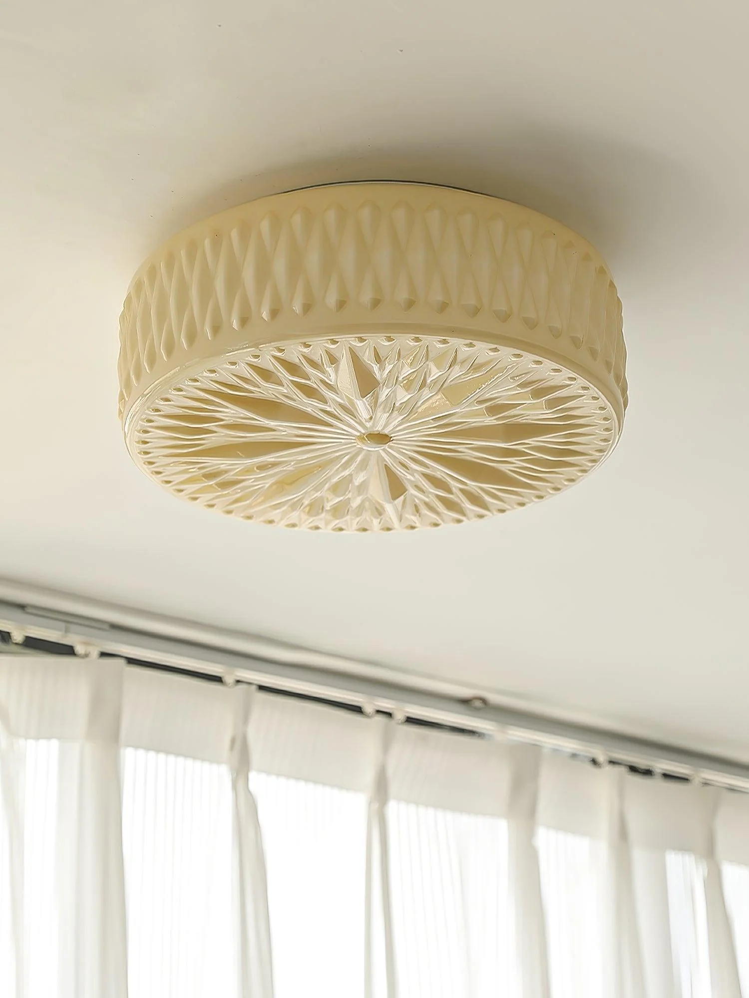 Solara Ceiling Lamp Glass Shade and Modern Mooncake - Image 29