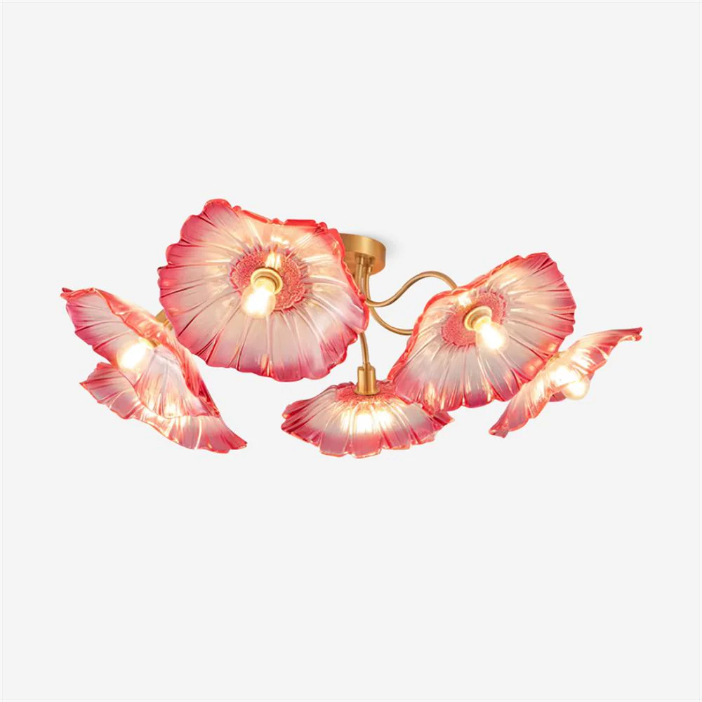 Solara Ceiling Lamp Leaf Glass with Brass Elegant - Image 39