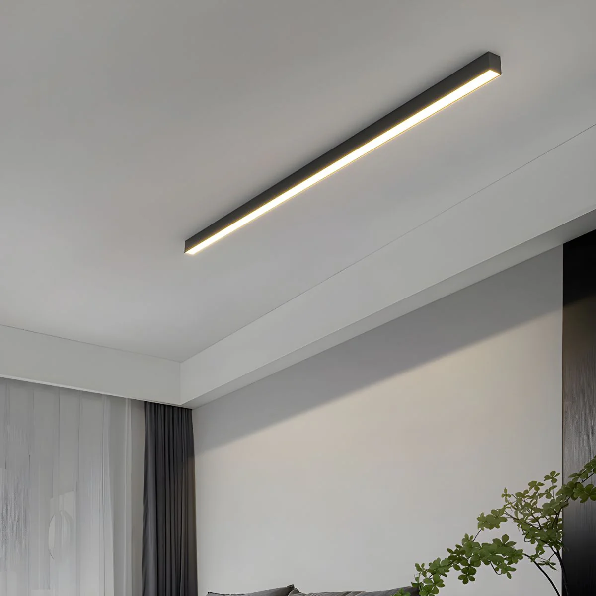 Solara Ceiling Lamp Linear Ultra Slim Minimalist Functional - Image 5