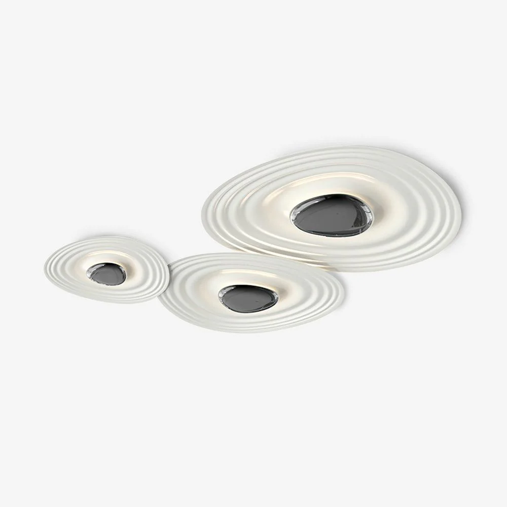 Solara Ceiling Lamp Ripple Ring Modern Sculptural
