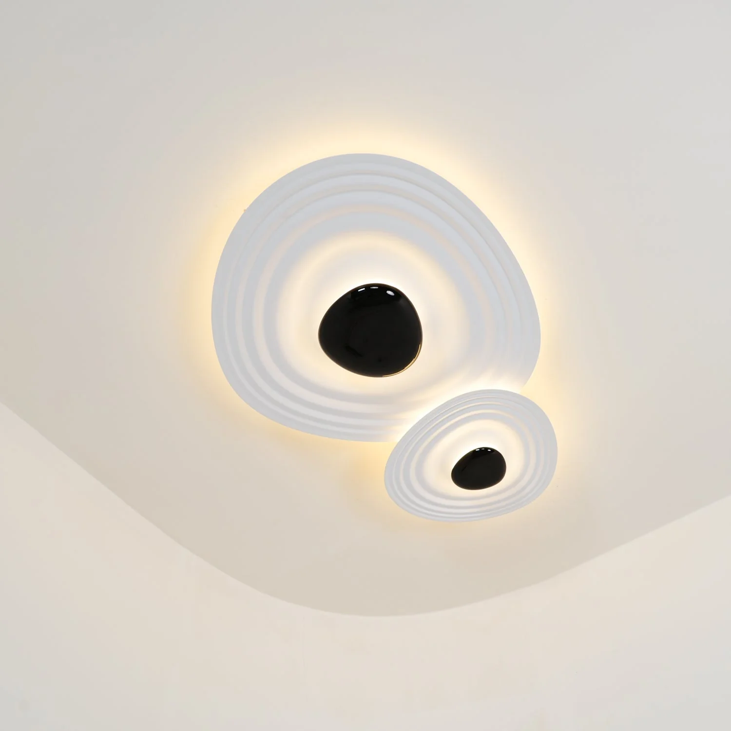 Solara Ceiling Lamp Ripple Ring Modern Sculptural - Image 10