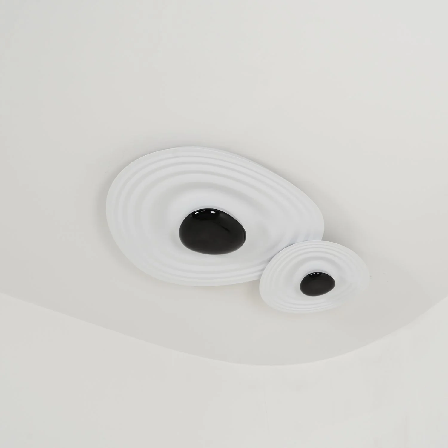 Solara Ceiling Lamp Ripple Ring Modern Sculptural - Image 2