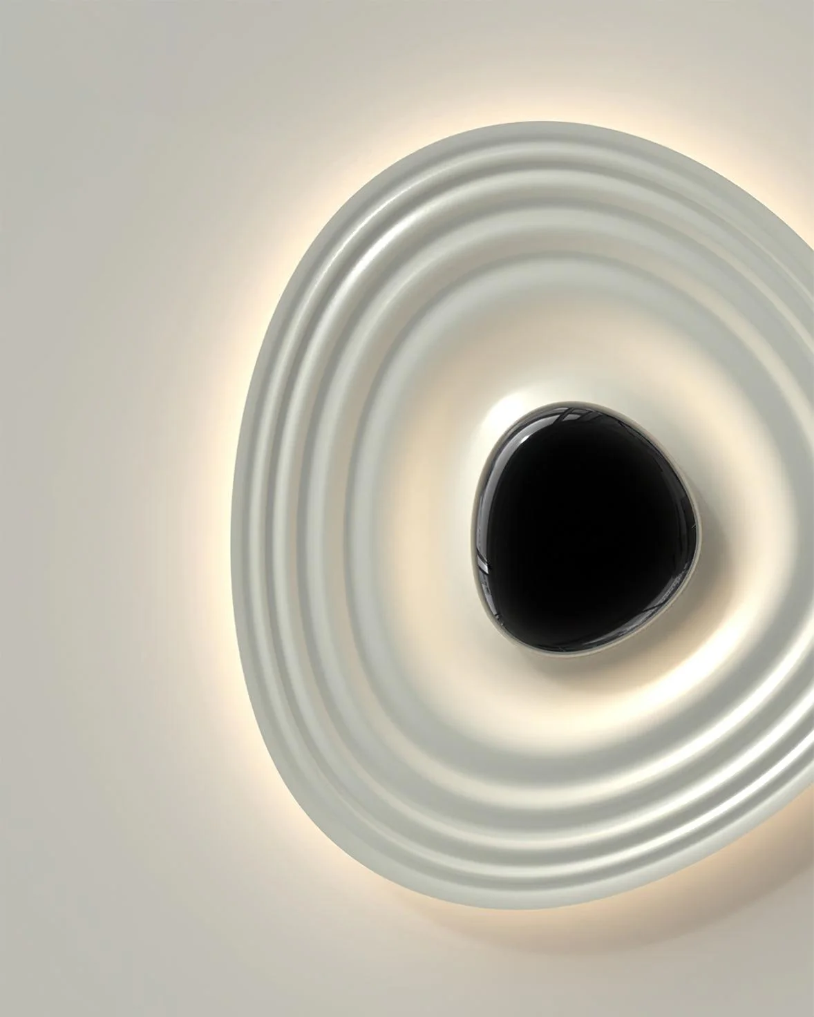 Solara Ceiling Lamp Ripple Ring Modern Sculptural - Image 28