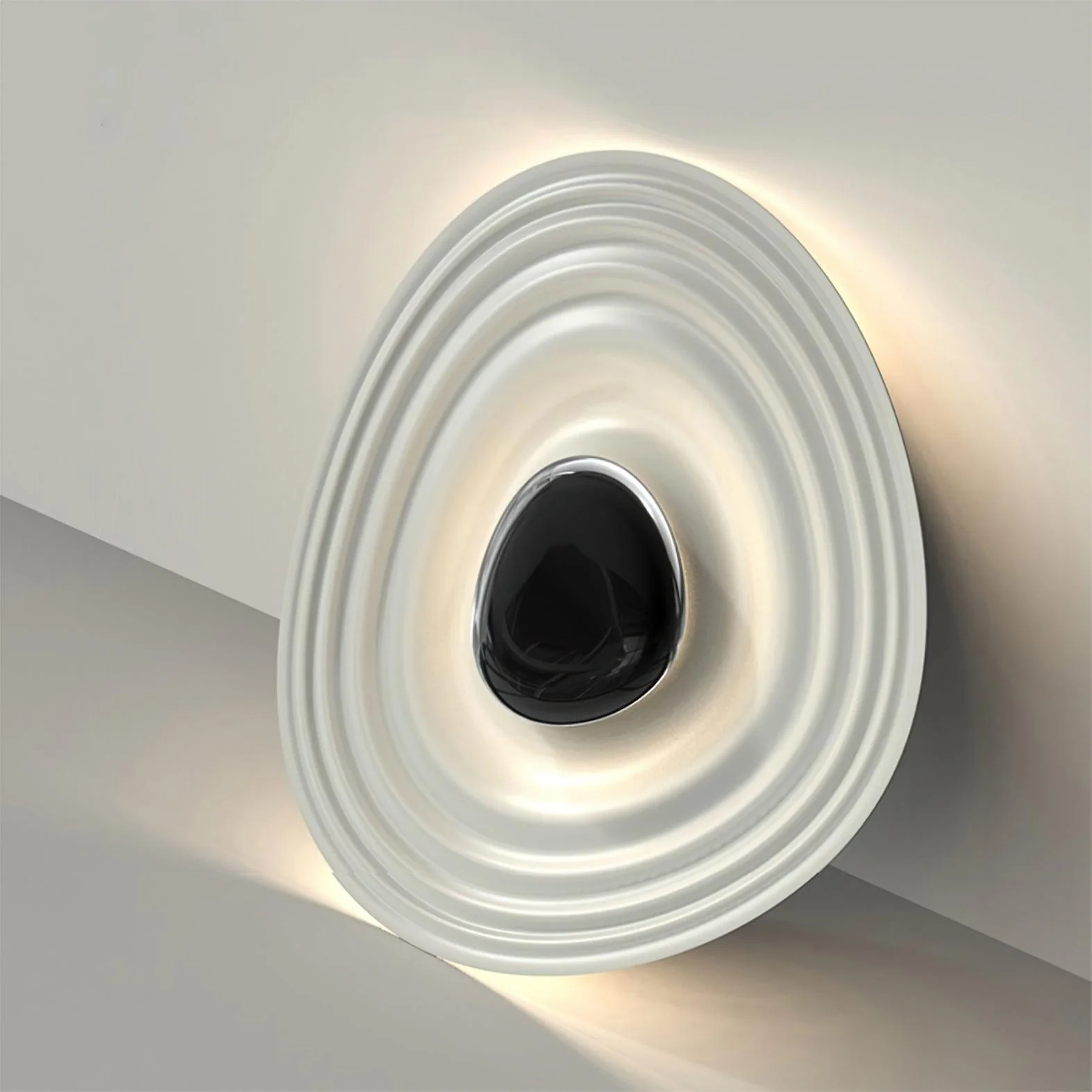 Solara Ceiling Lamp Ripple Ring Modern Sculptural - Image 29