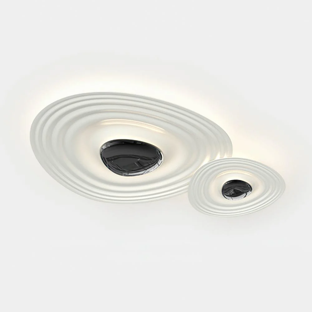 Solara Ceiling Lamp Ripple Ring Modern Sculptural - Image 30