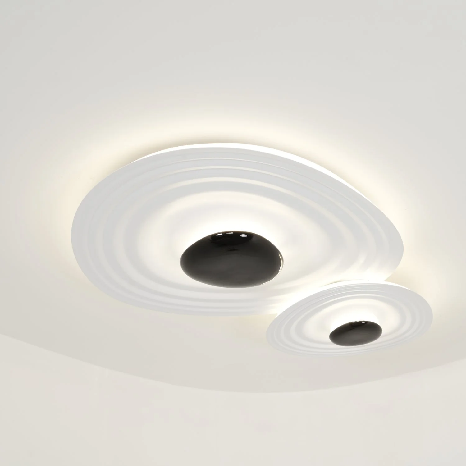Solara Ceiling Lamp Ripple Ring Modern Sculptural - Image 5