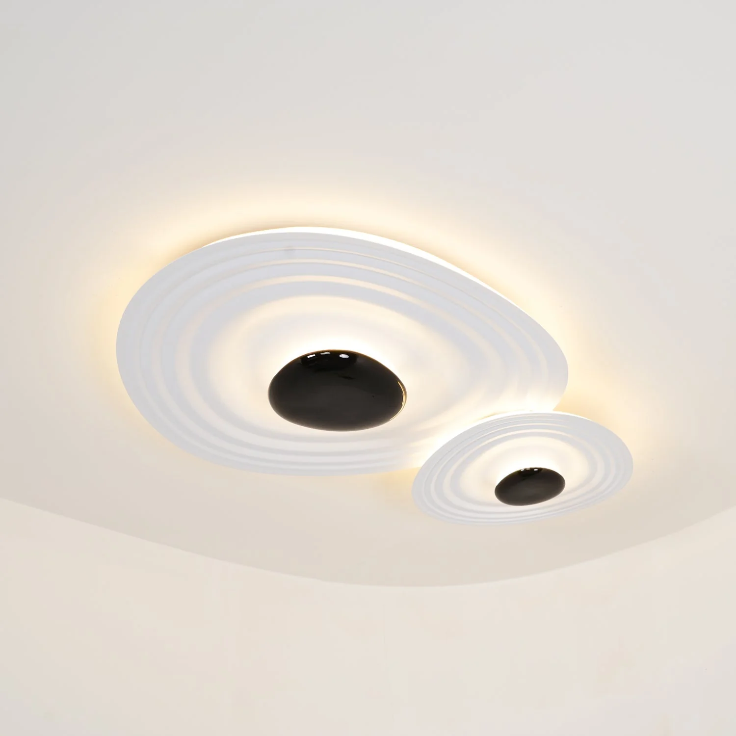 Solara Ceiling Lamp Ripple Ring Modern Sculptural - Image 6