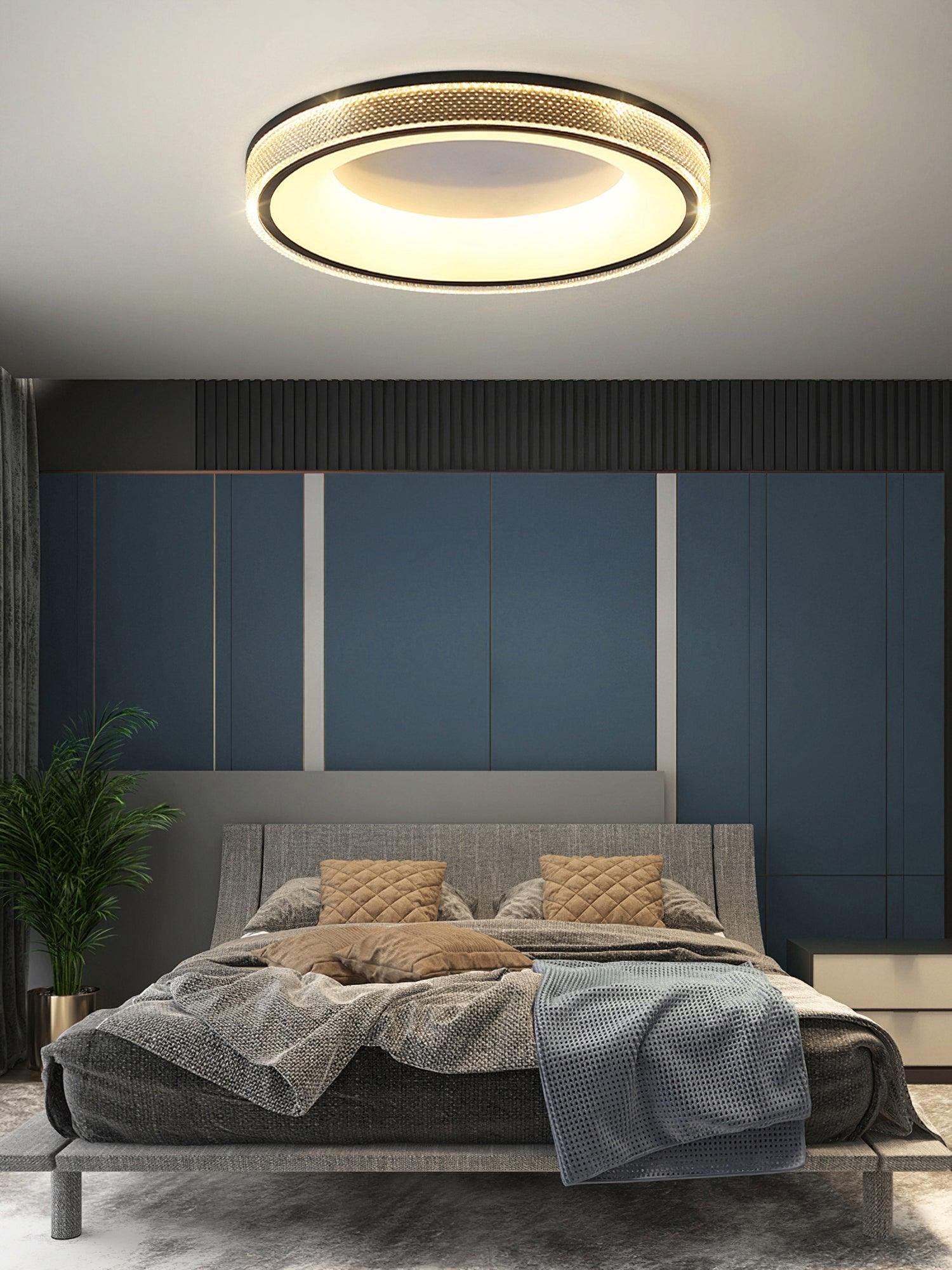 Solara Ceiling Lamp Round Recessed Minimalist Warm - Image 10