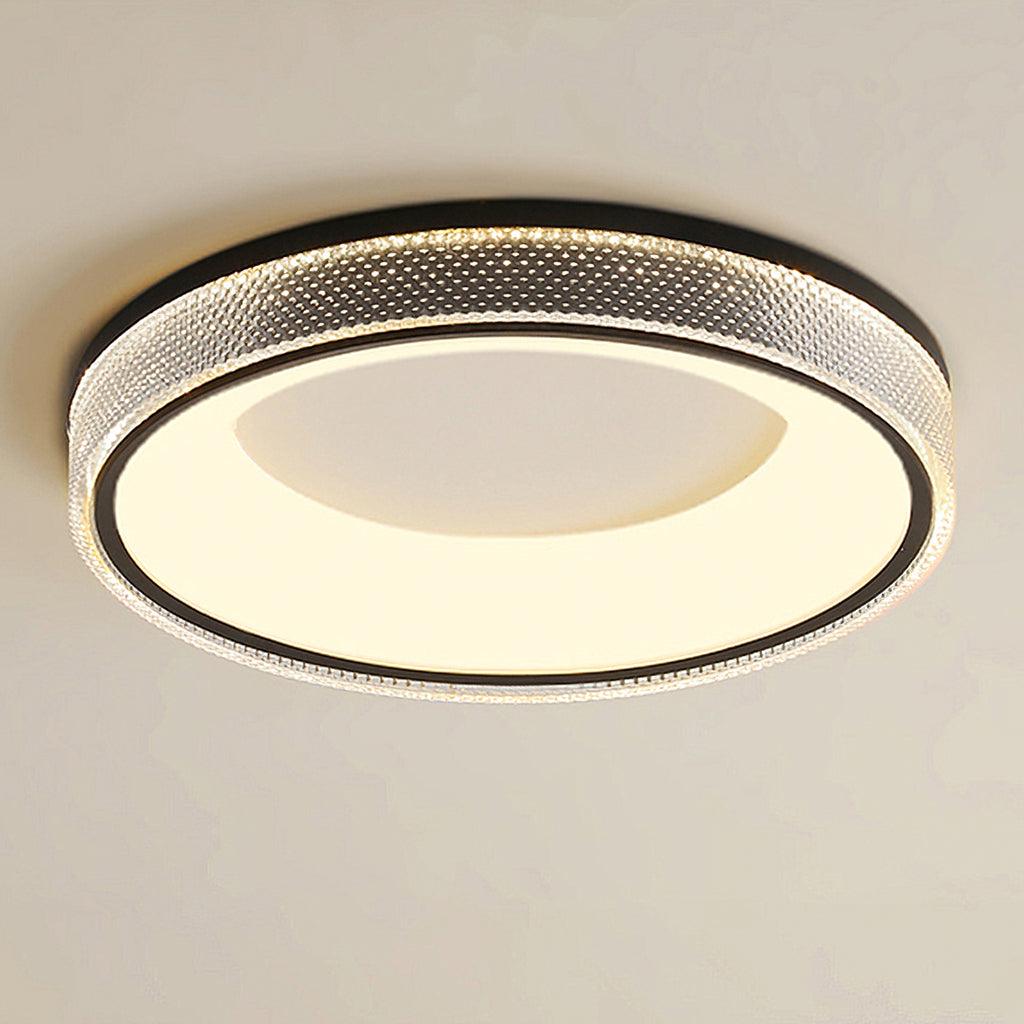 Solara Ceiling Lamp Round Recessed Minimalist Warm - Image 2