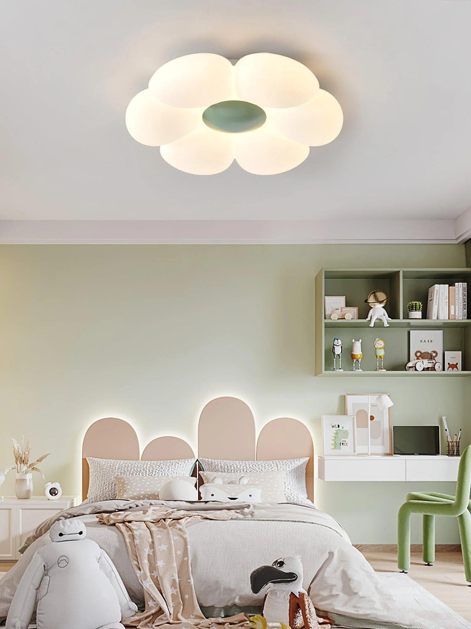 Solara Ceiling Lamp Six-Leaf Flower for Kids Room - Image 2