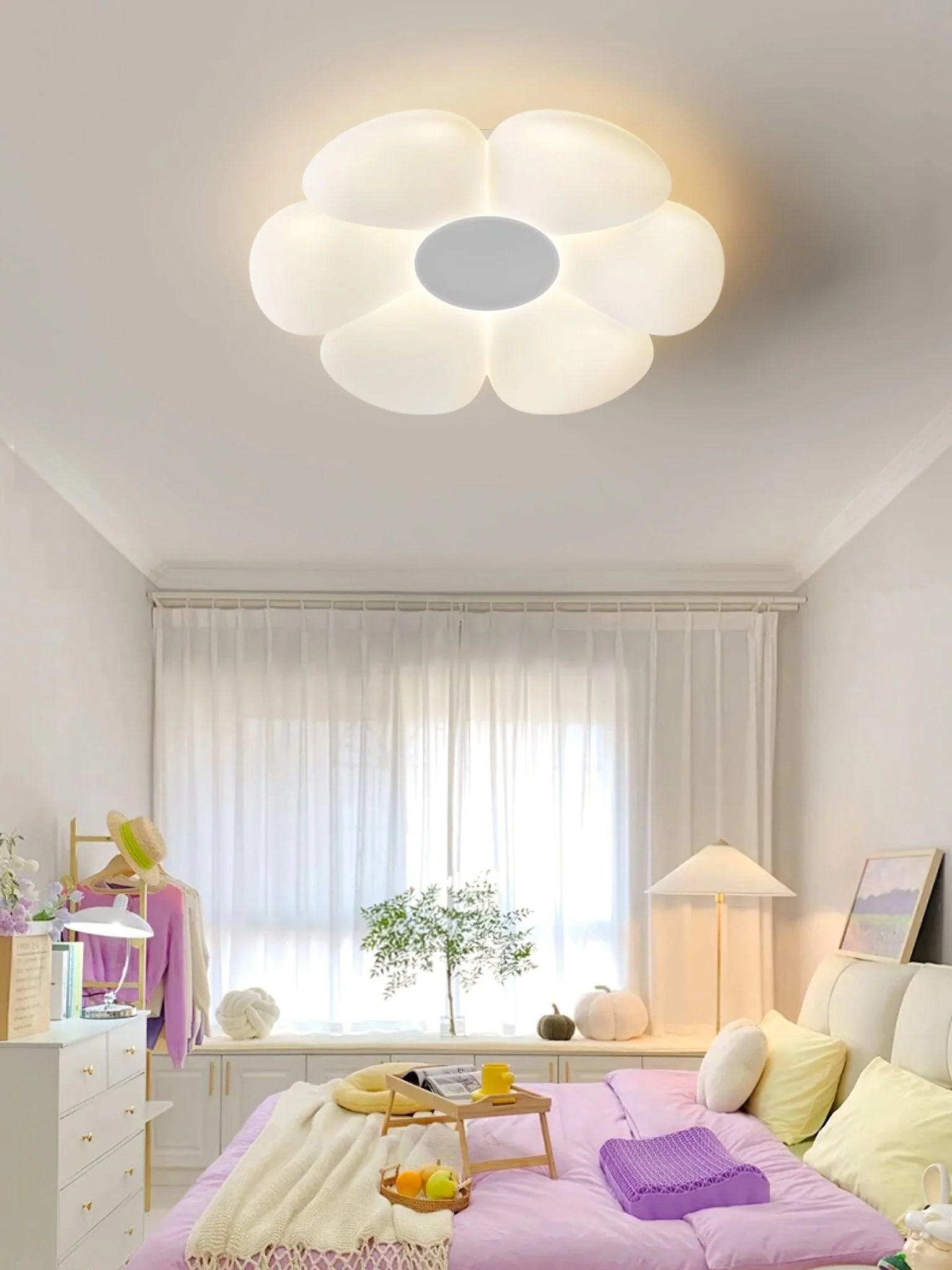 Solara Ceiling Lamp Six-Leaf Flower for Kids Room - Image 34