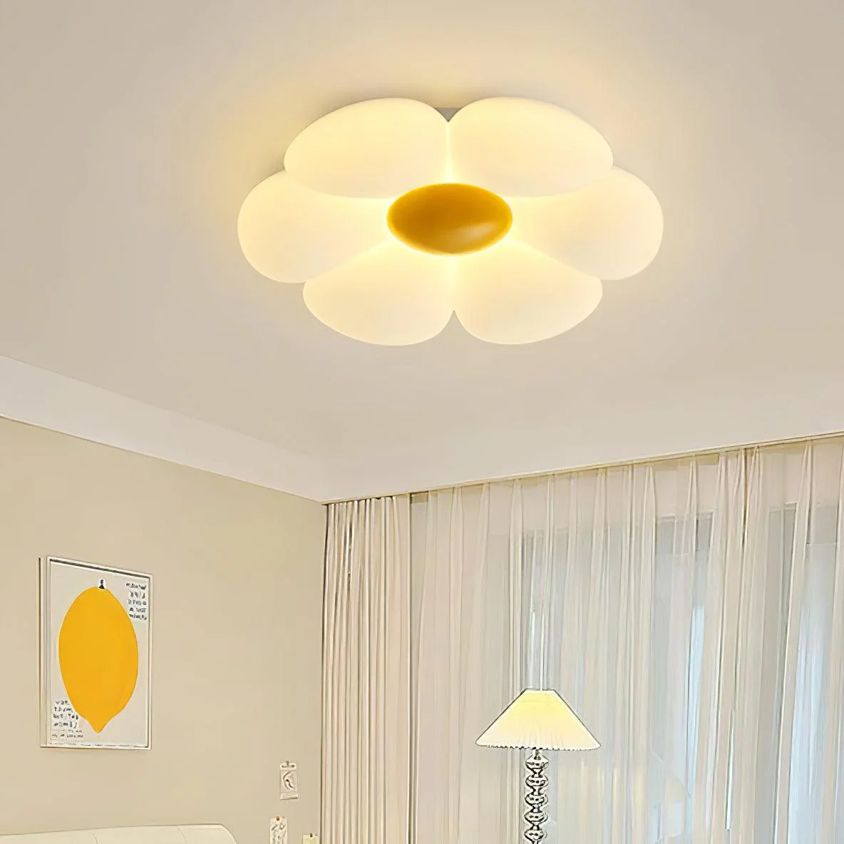 Solara Ceiling Lamp Six-Leaf Flower for Kids Room - Image 47