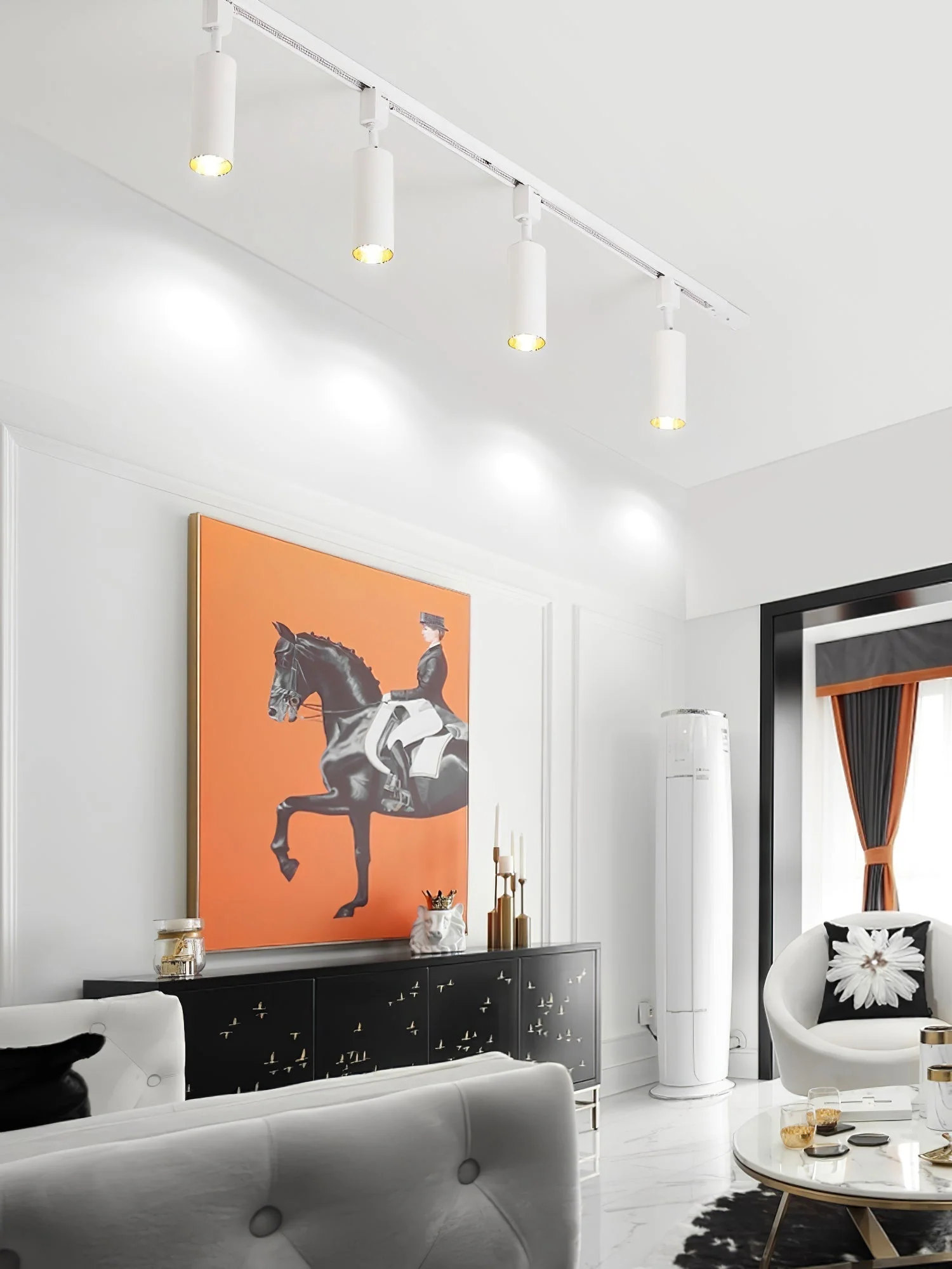Solara Ceiling Lamp Sleek Cylinder Track with Minimalist - Image 27
