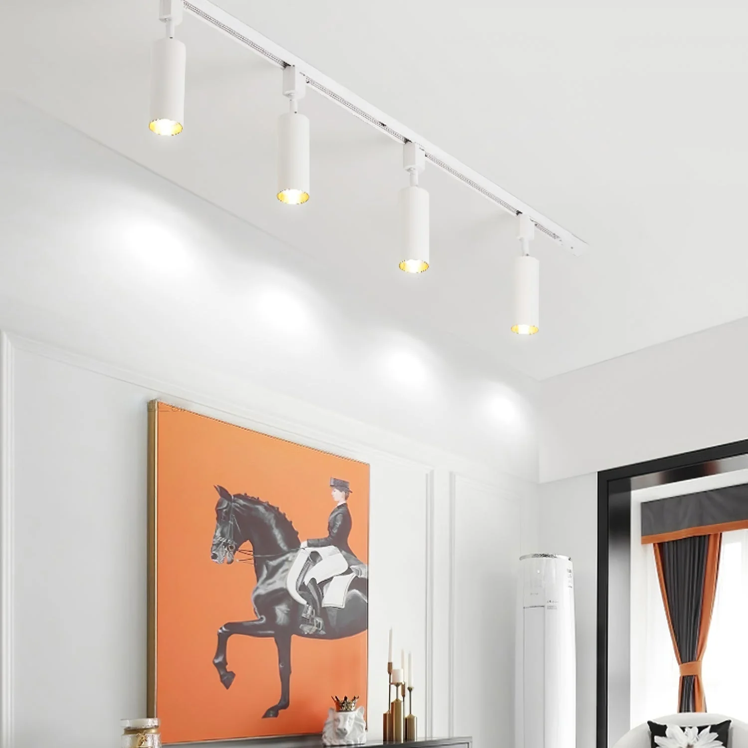 Solara Ceiling Lamp Sleek Cylinder Track with Minimalist - Image 40