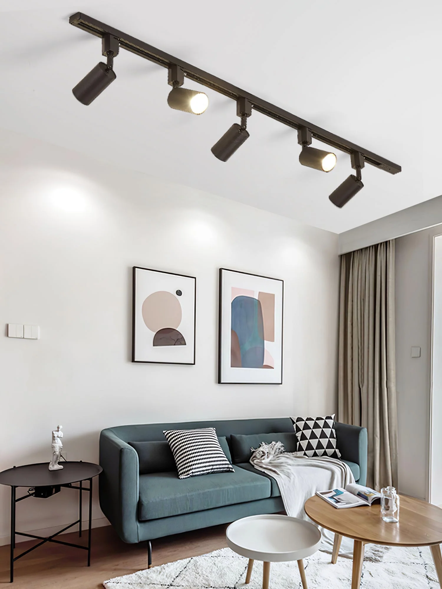 Solara Ceiling Lamp Sleek Cylinder Track with Minimalist - Image 56