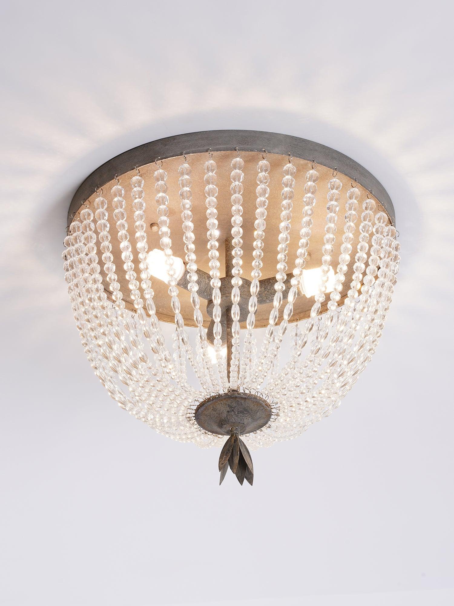 Solara Ceiling Lamp with Crystal Bead Strands Luxury - Image 20