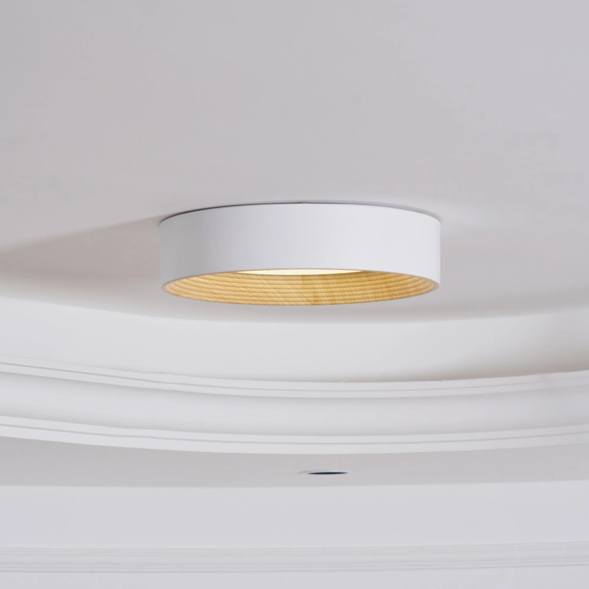 Solara Ceiling Lamp Wood Ring Minimalist Adjustable - Image 13