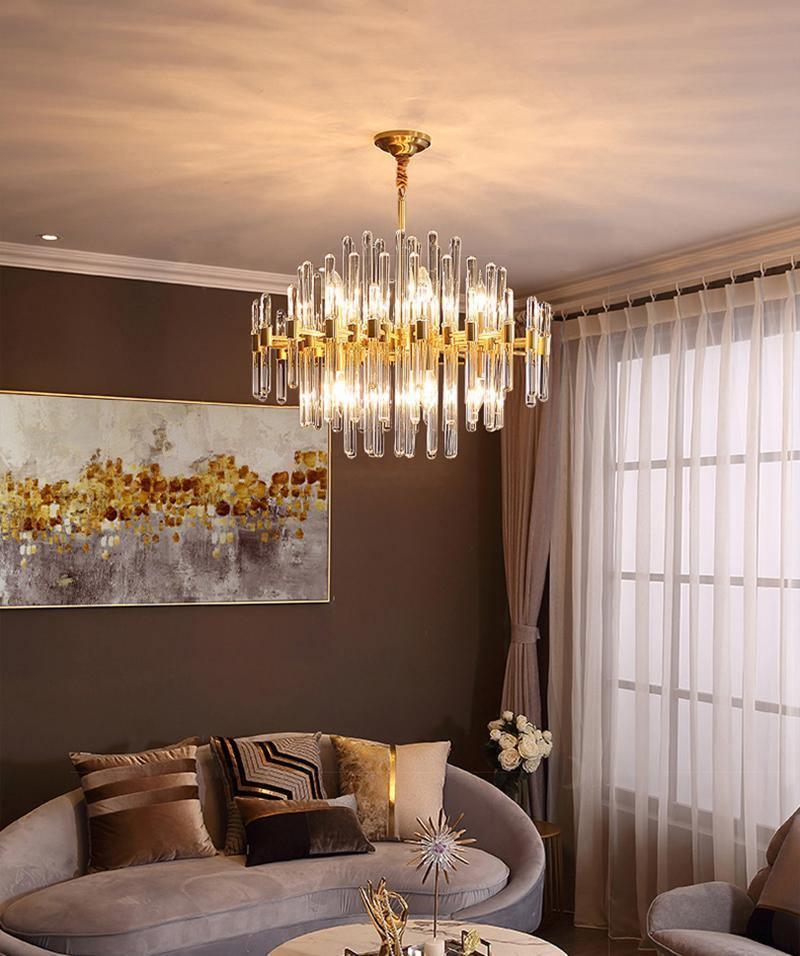 Solara Chandelier Antique Brass Starburst - Image 2