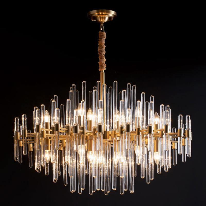 Solara Chandelier Antique Brass Starburst - Image 23