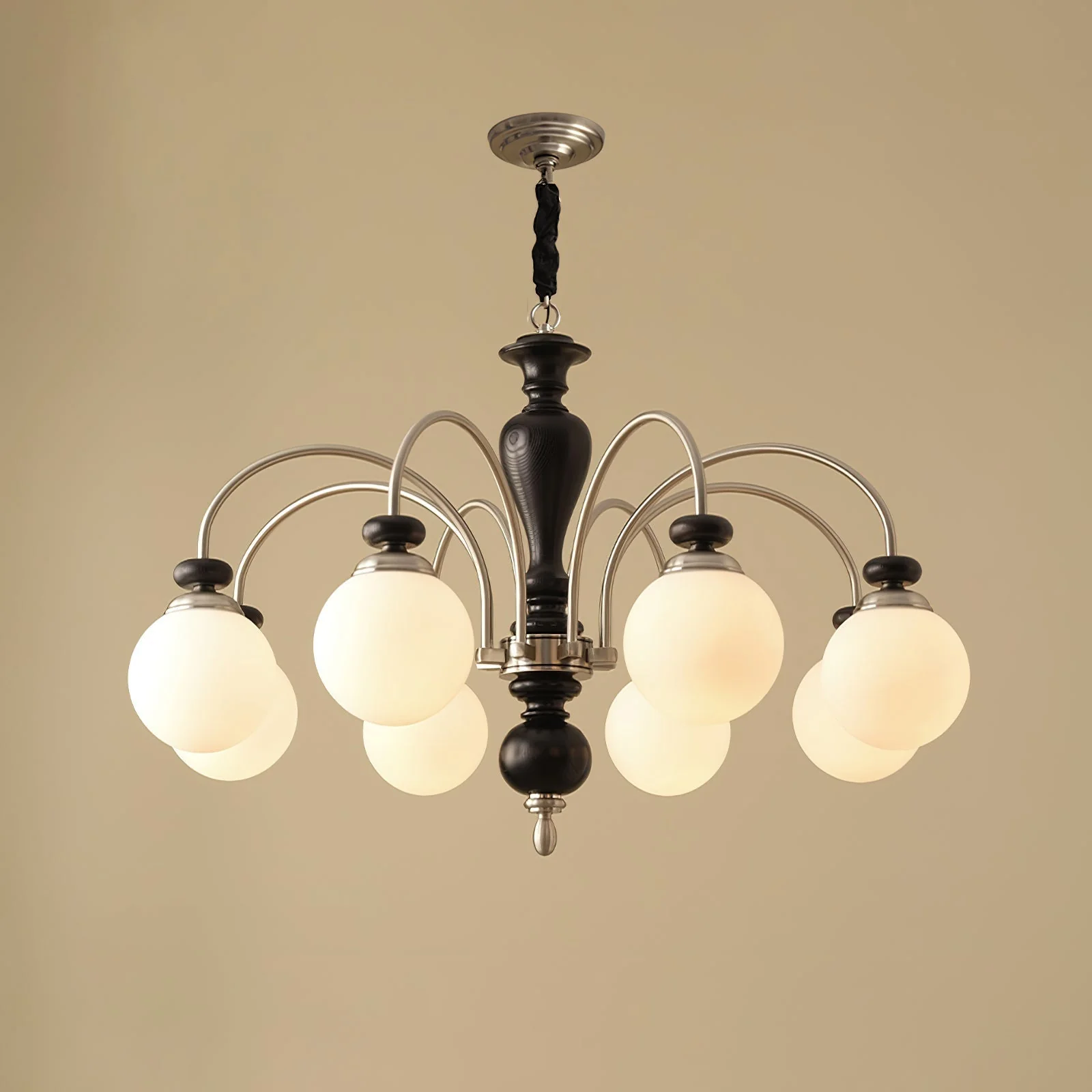 Solara Chandelier Classic Wooden Brass - Image 22