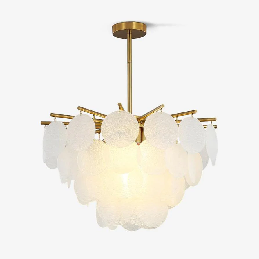 Solara Chandelier Nimbus Glass Droplets