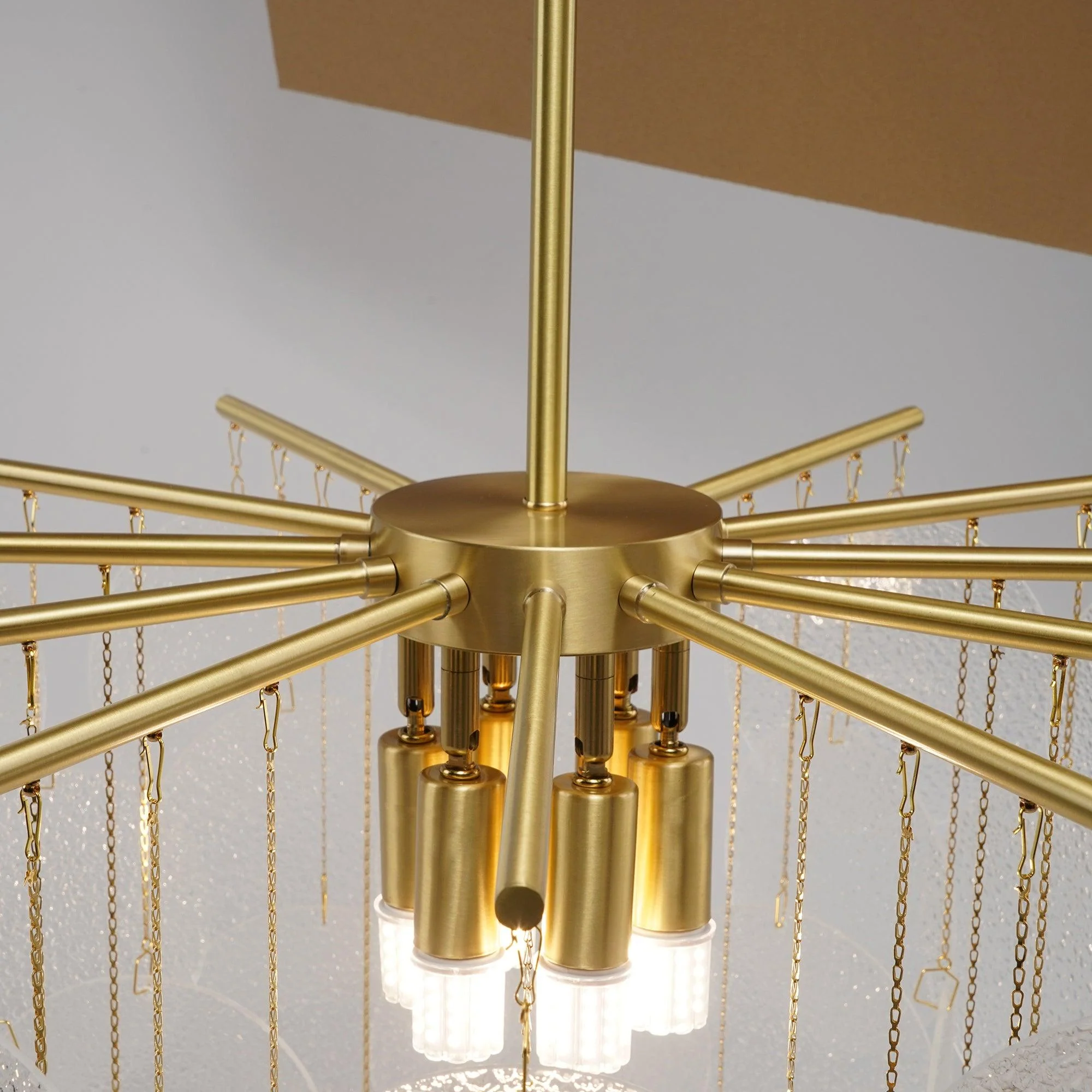 Solara Chandelier Nimbus Glass Droplets - Image 3