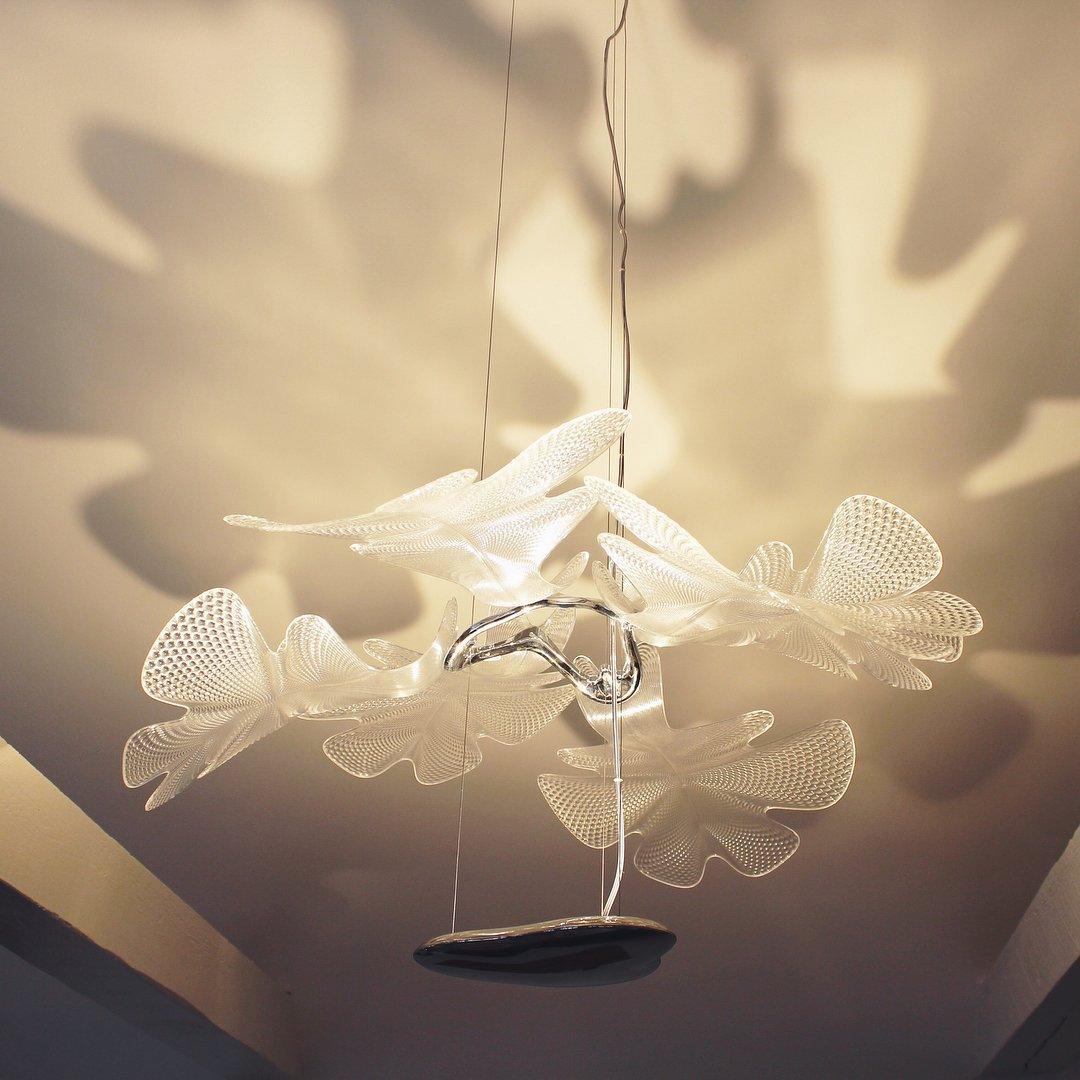 Solara Chandelier Suspension Clear Leaf - Image 10