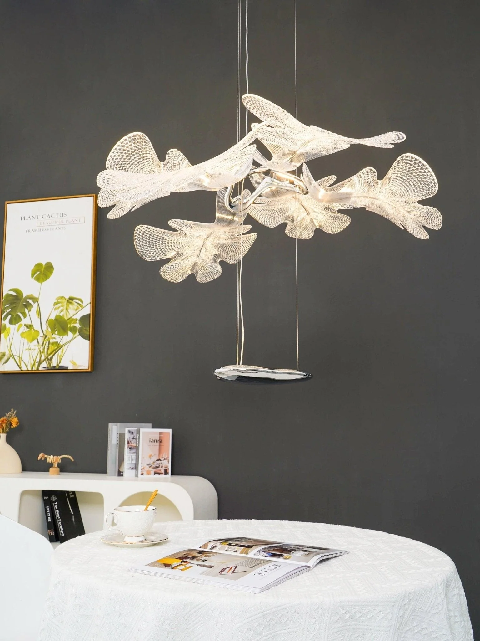 Solara Chandelier Suspension Clear Leaf - Image 12