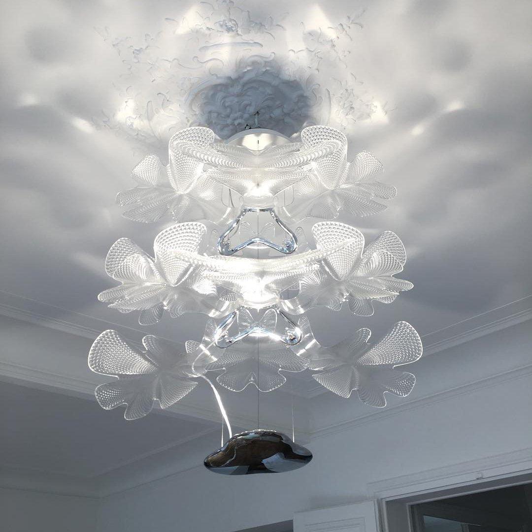 Solara Chandelier Suspension Clear Leaf - Image 9
