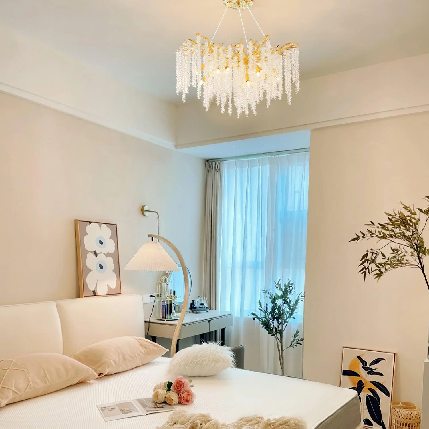 Solara Chandelier Wisteria Flower Crystal - Image 10