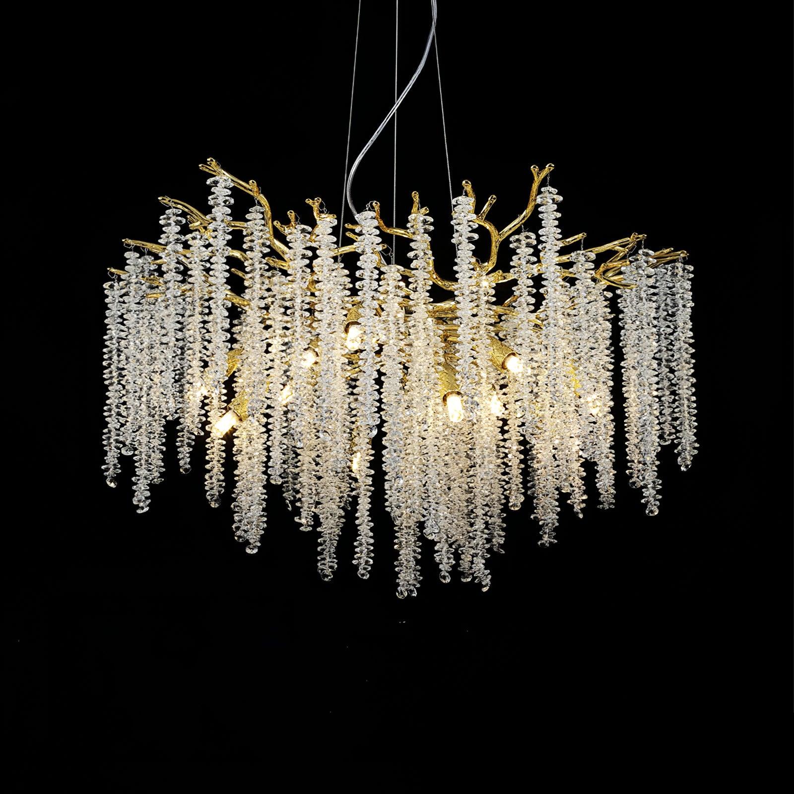 Solara Chandelier Wisteria Flower Crystal - Image 12