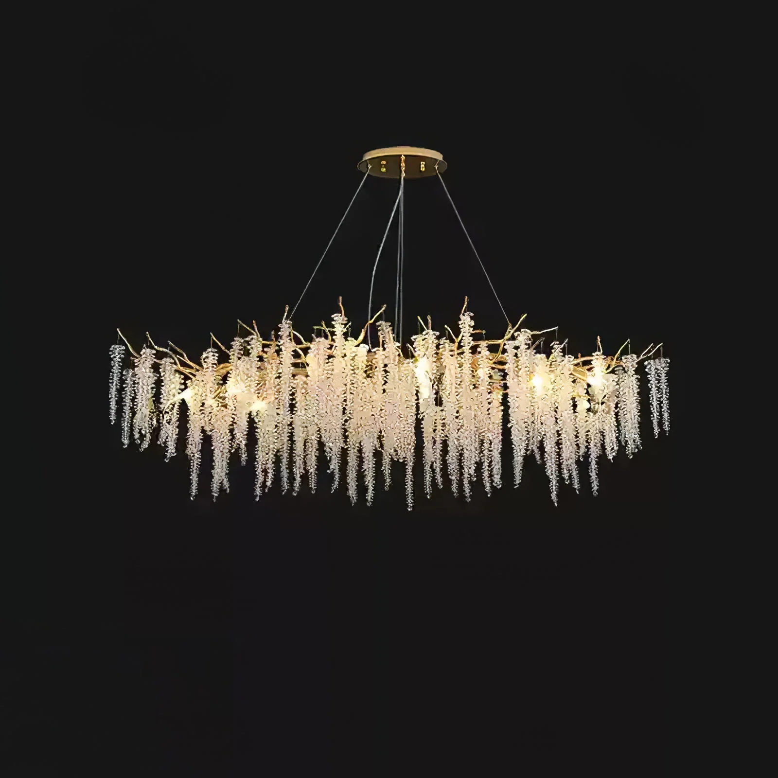 Solara Chandelier Wisteria Flower Crystal - Image 19