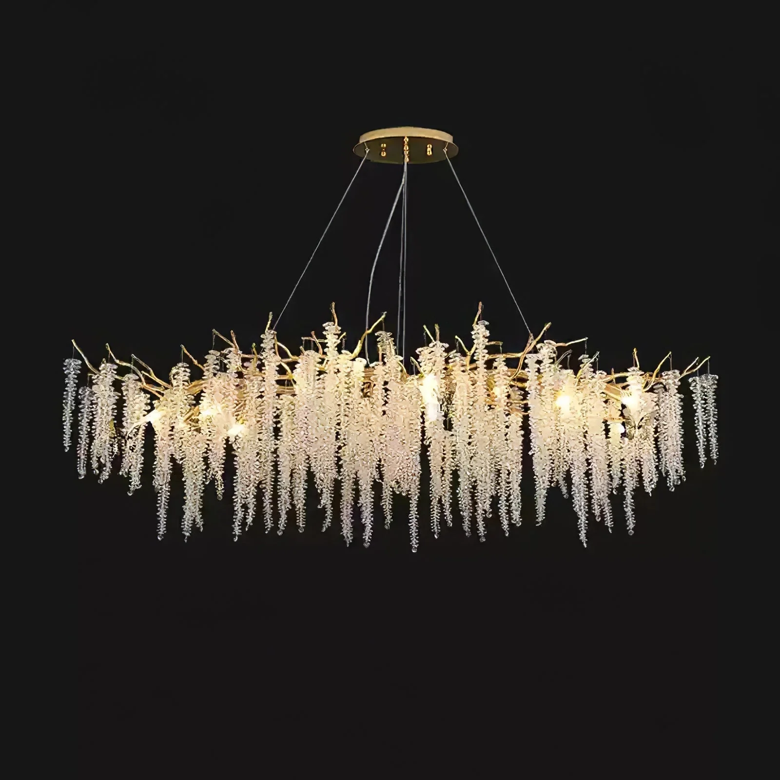 Solara Chandelier Wisteria Flower Crystal - Image 20